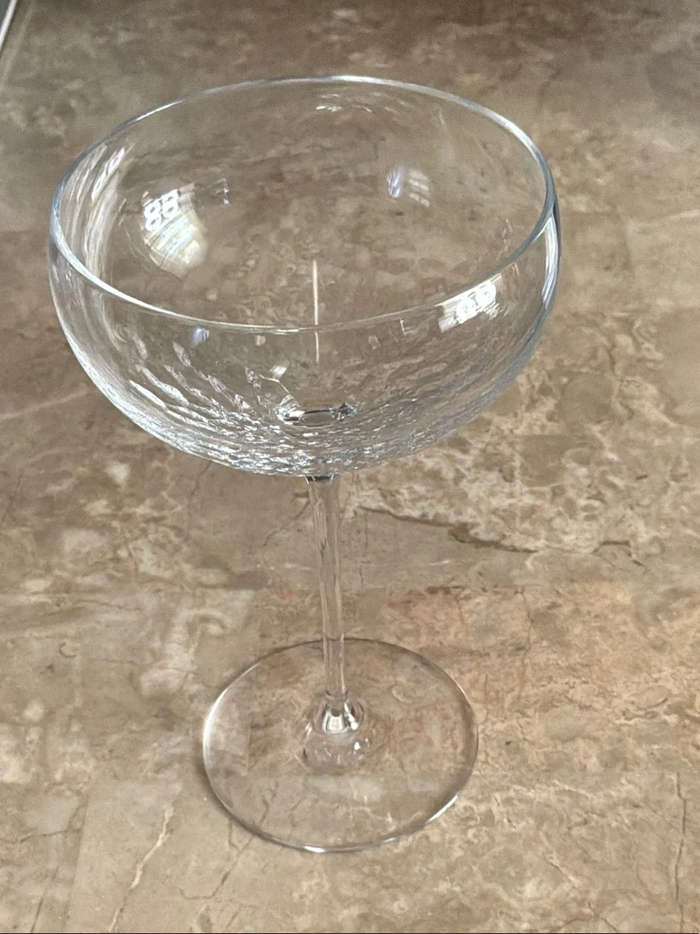 Wedgewood  Vera Wang Clear Crystal Coupe Glass